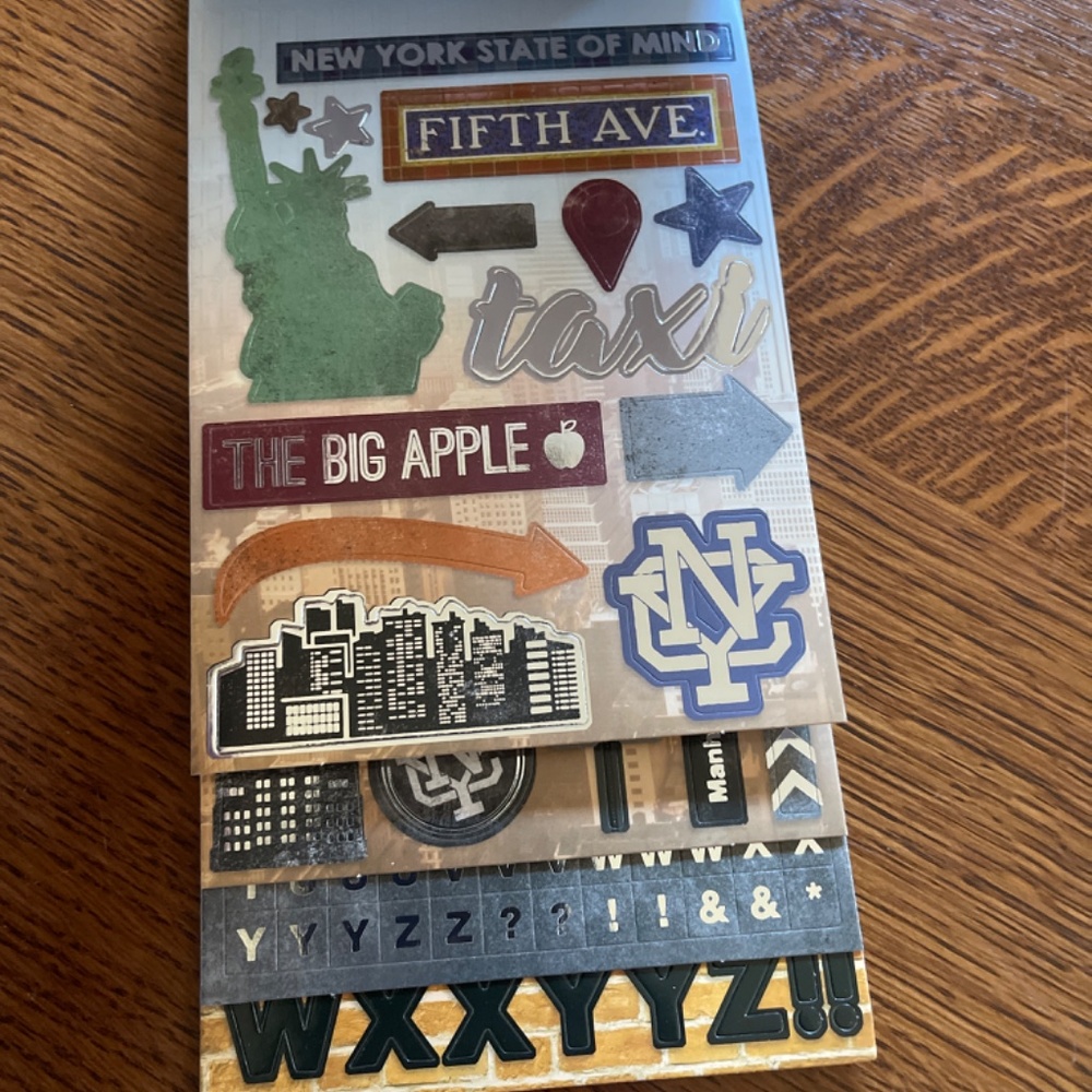 New York Paper House Sticky Pix Clear Cuts & Cardstocks Stickers - Picture 3 of 8